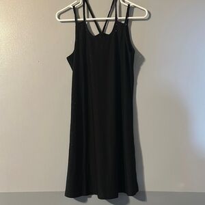 Elegant Black Sleeveless Dress/Swimsuit Cover Up